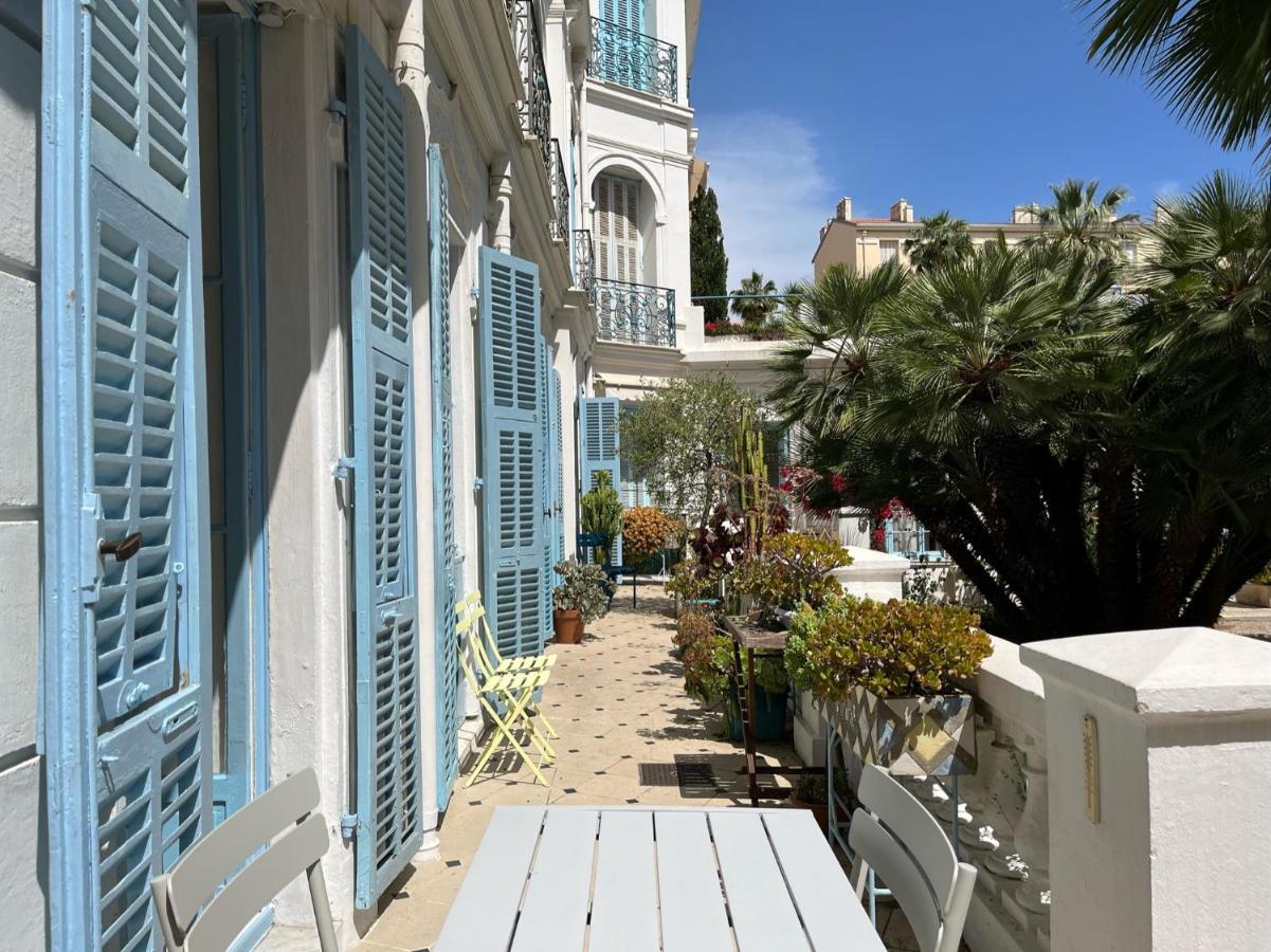 Beautiful Garden Apartment Steps From The Beach Mentona Zewnętrze zdjęcie